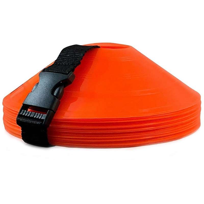 24pcs Football Training Sign Disc Sign Cone Disc Round Mouth Disc Obstacle Disc Training Equipment