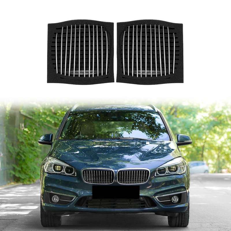 24Pcs Chrome Front Grille Grill Granish Strips Cover Trims for 2 Series Active Tourer F45 F46 2014-2