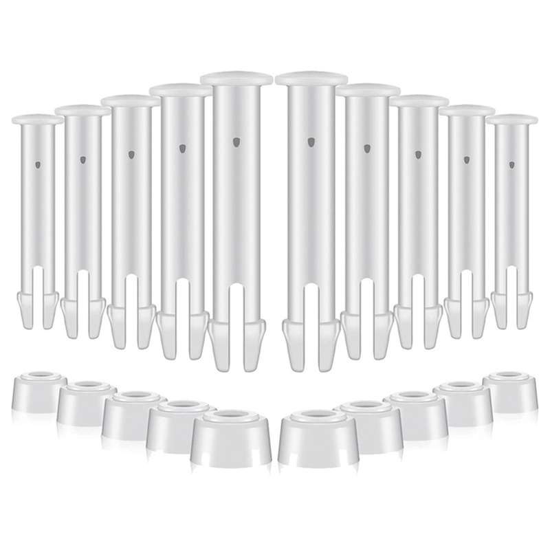 24Pcs Plastic Pool Joint Pins & Rubber Seals for Above Ground Round Swimming Pool Parts 28270-28273