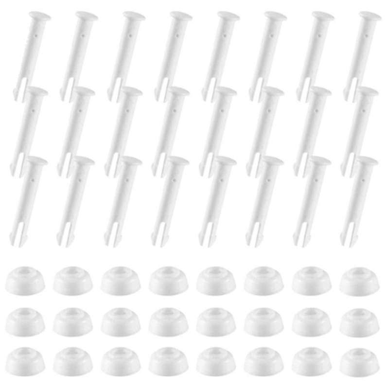 24Pcs Plastic Pool Joint Pins & Rubber Seals for Above Ground Round Swimming Pool Parts 28270-28273
