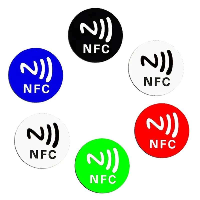 24PCS NFC Ntag213 TAG Sticker Universal Label RFID Token Patrol 13.56MHz for Shortcut ETC NFC Sticke