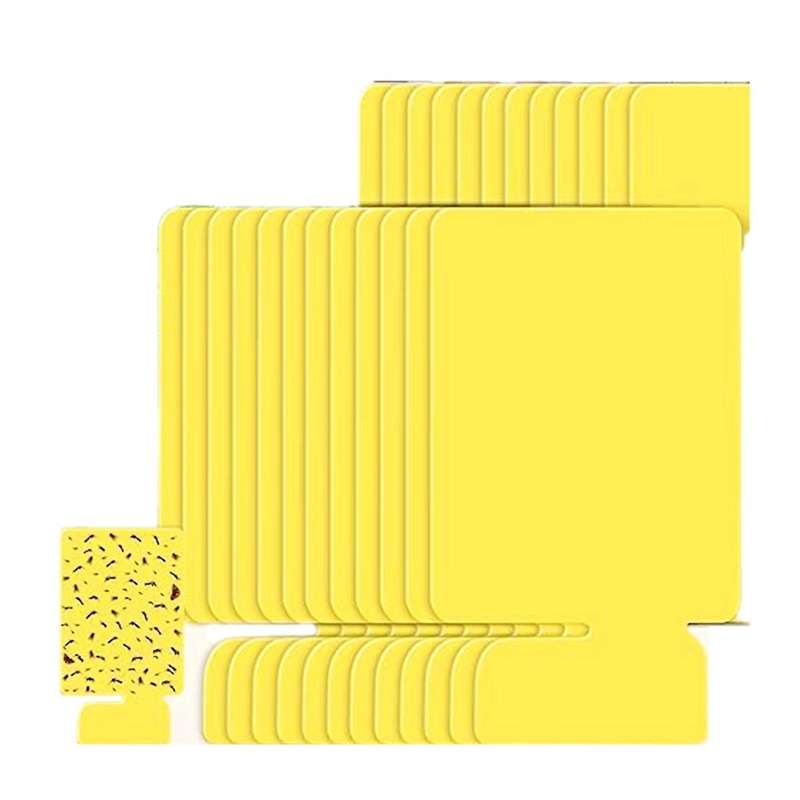 24pcs Indoor Plug-in Fly Trap Refill Glue Cards, Non- Flying Insect Catcher, Double-sided Sticky Tr