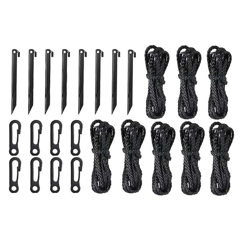 24Pcs Inflatable Piles and Tethers,Pile Tethers with Hooks,Inflatable Nails Garden Inflatable Decor,