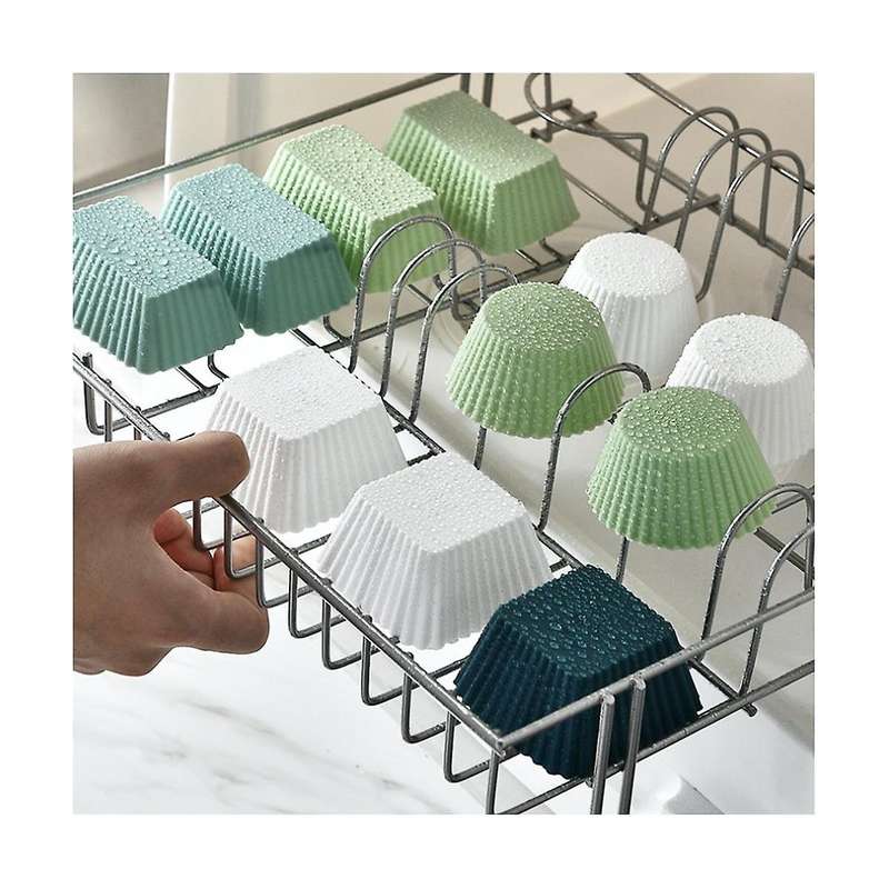24PCS Silicone Cupcake Baking Cups Reusable & Non-Stick Muffin Cupcake Cake Molds Sets for Party and