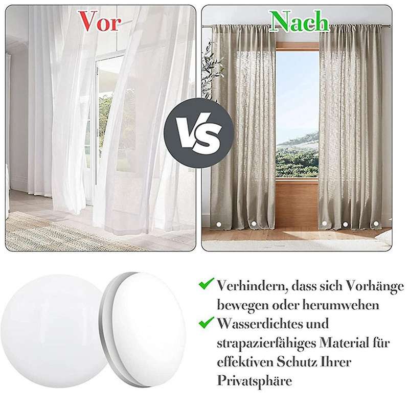 24pcs Shower Curtain Magnet Magnetic Shower Curtain Counterweight Suitable for Kitchen, Bathroom, Ho
