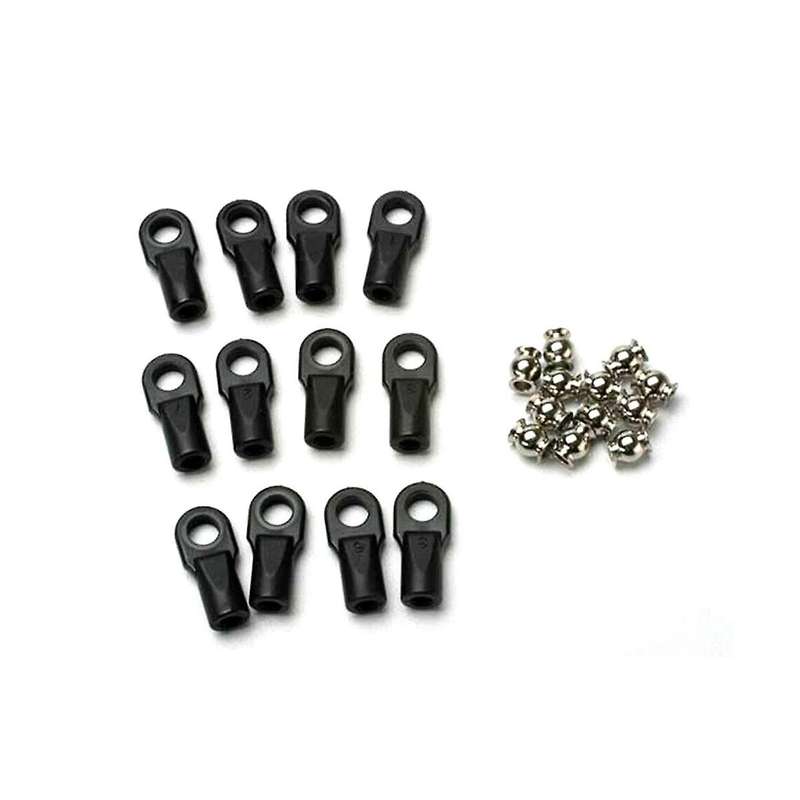 24pcs Rod Ends with Hollow Balls Ball Joint 5347 for Bandit Stampede Slash 2wd Summit Parts