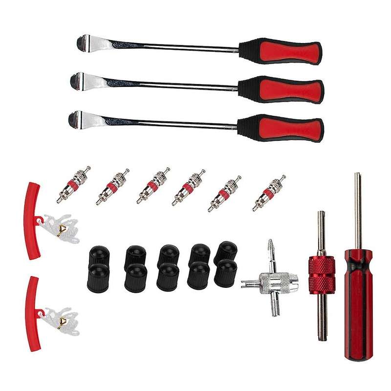 24Pcs Tire Spoons Lever Motorcycle Dirt Bike Lawn Mower Tire Changing Tools 2X Rim Protectors