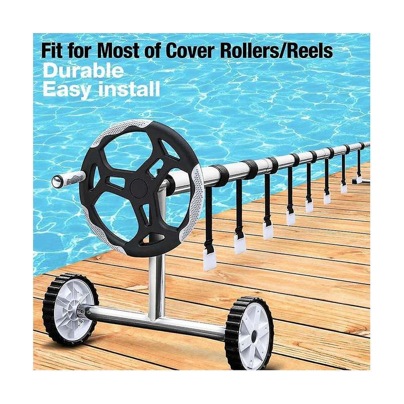 24pcs Swimming Pool Cover Roller Attachment Straps Kit Universal Solar Blanket Reel Nylon Webbing S