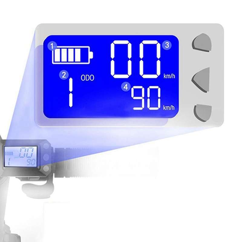 24V 36V Electric Scooter Instrument Compatible 5.5 Inches Scooter Parts