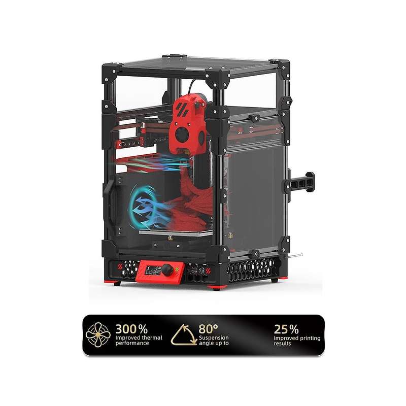 24v Auxiliary Cooling Fan Unit High Low Vibration Blower Fan 2800 Rpm Side Blow Unit for Voron V0 Se