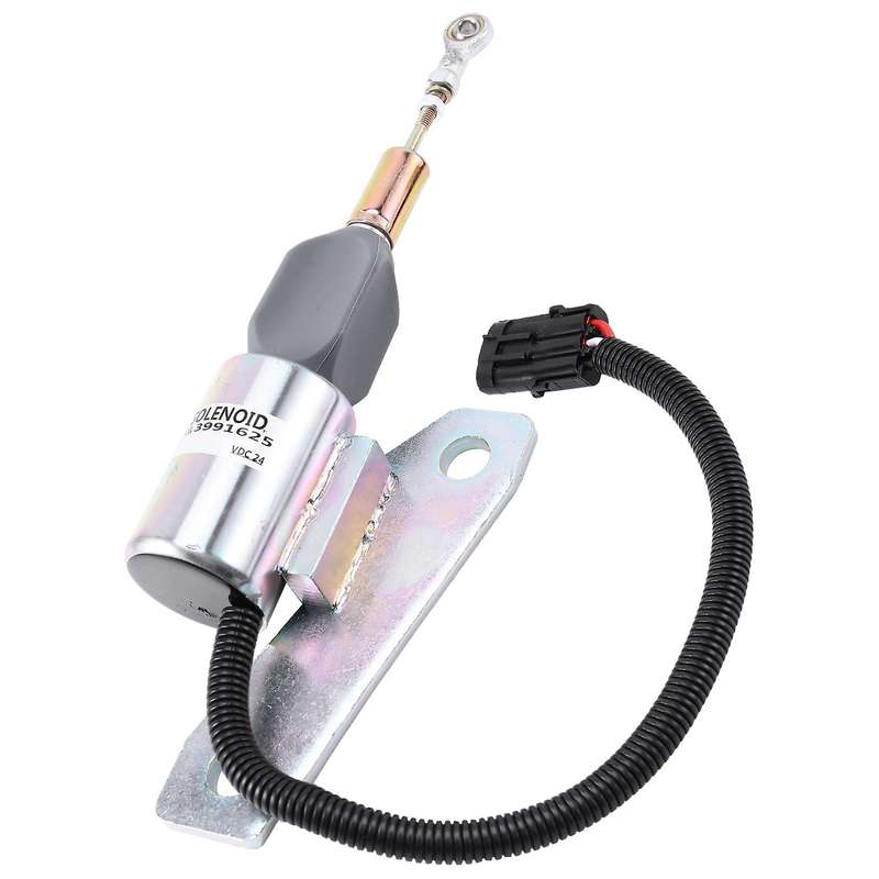 24V 3991625 Sa-4959-24 Fuel Shutoff Solenoid for Engine 6Bt 5.9L R335-7 R200-5 R225-7 6Bt5.9