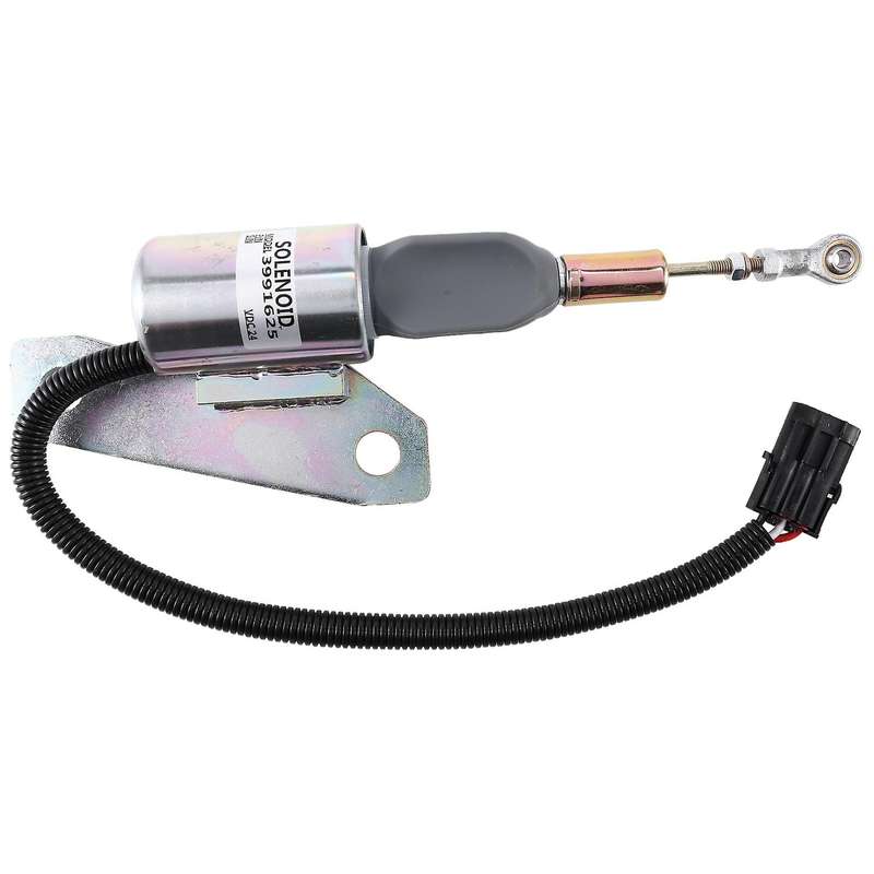 24V 3991625 Sa-4959-24 Fuel Shutoff Solenoid for Engine 6Bt 5.9L R335-7 R200-5 R225-7 6Bt5.9