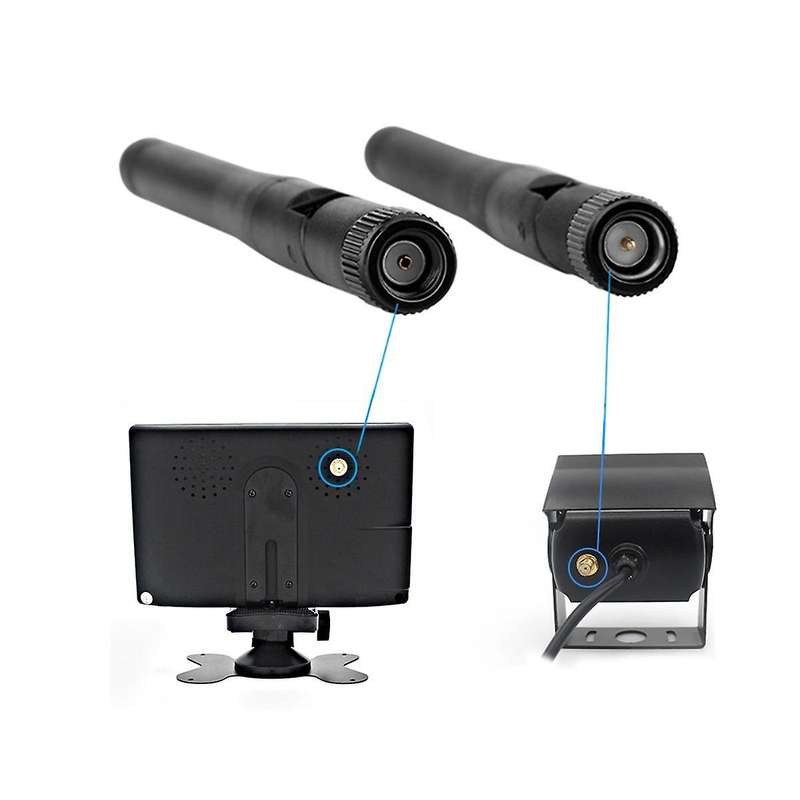 24v 7-inch Reversing Display Reversing Image High-definition Infrared Night Vision Wide-angle Univer