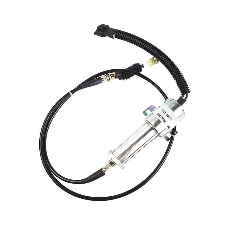24v Engine Fuel Shut Off Stop Solenoid 11e1-60100-24,60v1-60100-24 for R210 R130-5 R210-7 R215-7