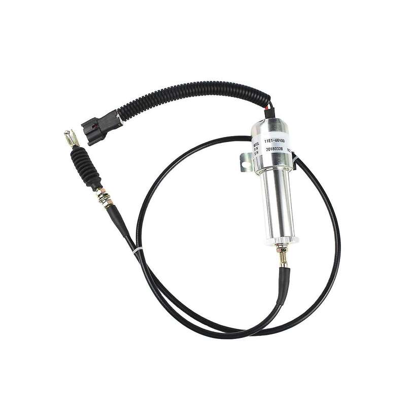 24v Engine Fuel Shut Off Stop Solenoid 11e1-60100-24,60v1-60100-24 for R210 R130-5 R210-7 R215-7