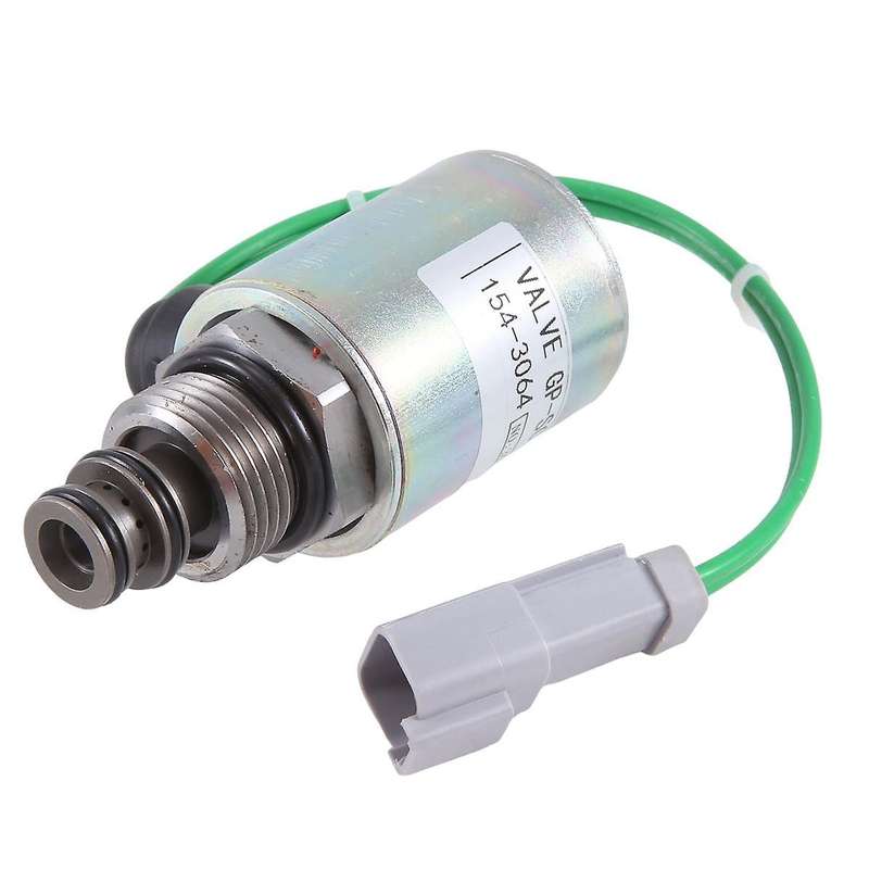 24V Solenoid Valve 1543064 154-3064 for CAT Carter 120H 120K 12H 12K 12K 135H 140H 140K 143H 160H 16
