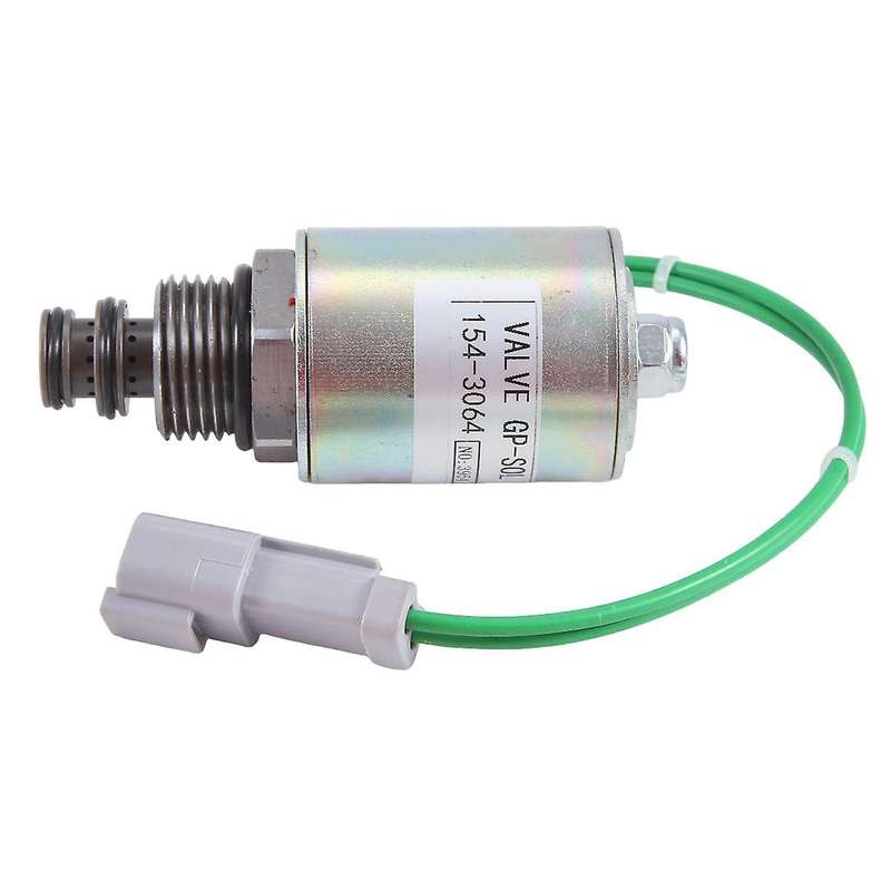 24V Solenoid Valve 1543064 154-3064 for CAT Carter 120H 120K 12H 12K 12K 135H 140H 140K 143H 160H 16