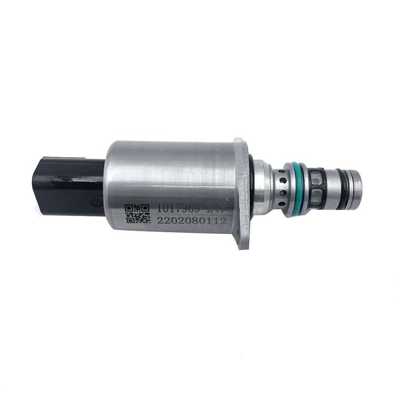 24V Proportional Solenoid Valve 1017969 for LOVOL SY215 SY325 Excavator Hydraulic Pump Valve