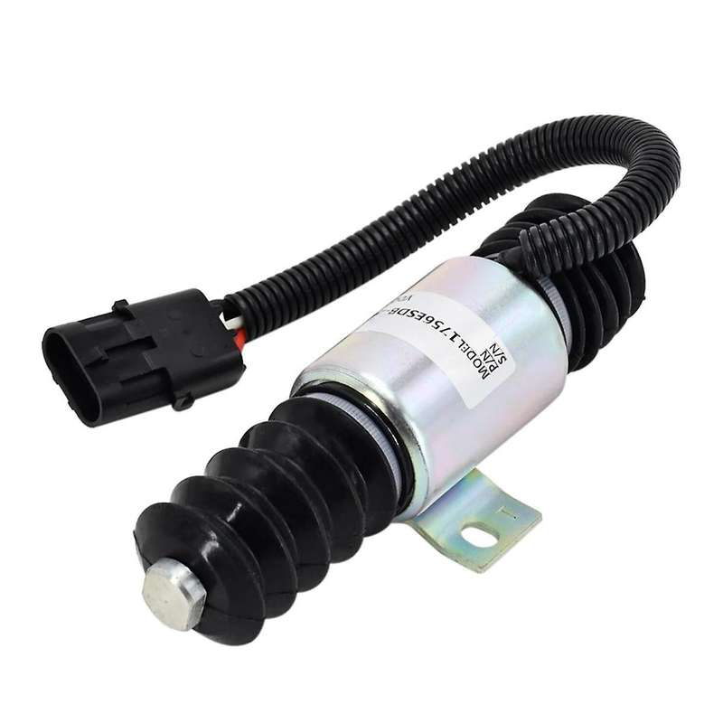 24V Stop Solenoid Flameout Solenoid Valve 11033954 for Wheel Loader L120B L120C L150 L150C L180 L90