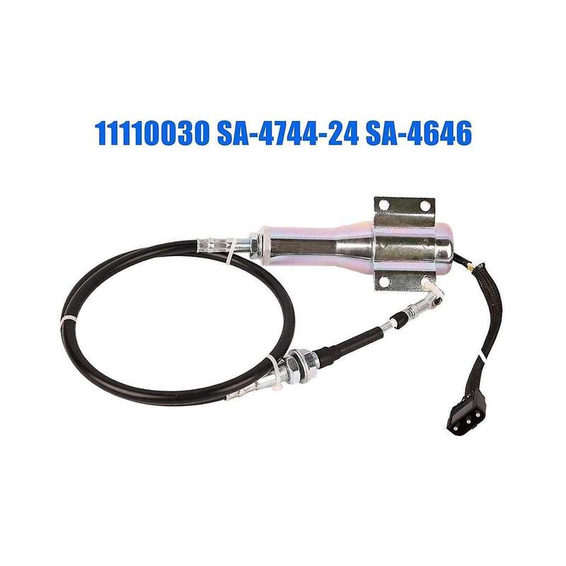 24v Stop Solenoid for Wheel Loaders L70c L120c L90c L220d L70d Voe 11110030 Sa-4744-24 Sa-4646