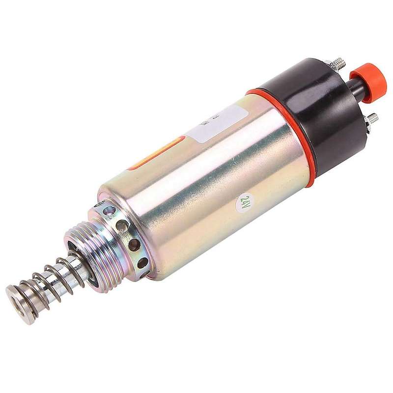 24v Stop Cut Off Solenoid Valve Fuel Flameout Shutdown Solenoid Ca1554652 155-4652 1554652 for E325b
