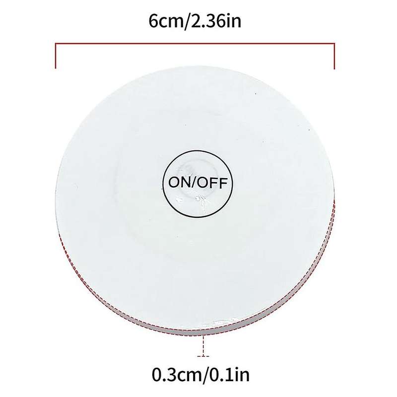 25 Pcs LED Coaster Round Flash Cup Mat Sticker Lights for Wine Liquor Bottle, Drinks Party, Bar Part