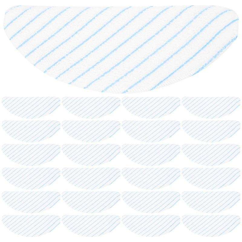 25 Pcs Disposable Microfiber Mopping Pads for Robot Vacuum Cleaner OZMO T8 / T8+/ T8 / N8/ N8 Pro/ N