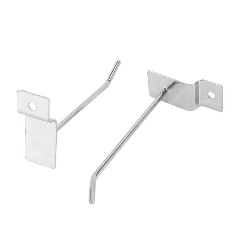 25 X Single Hook Pin Shop Display Fitting Hanger 100mm