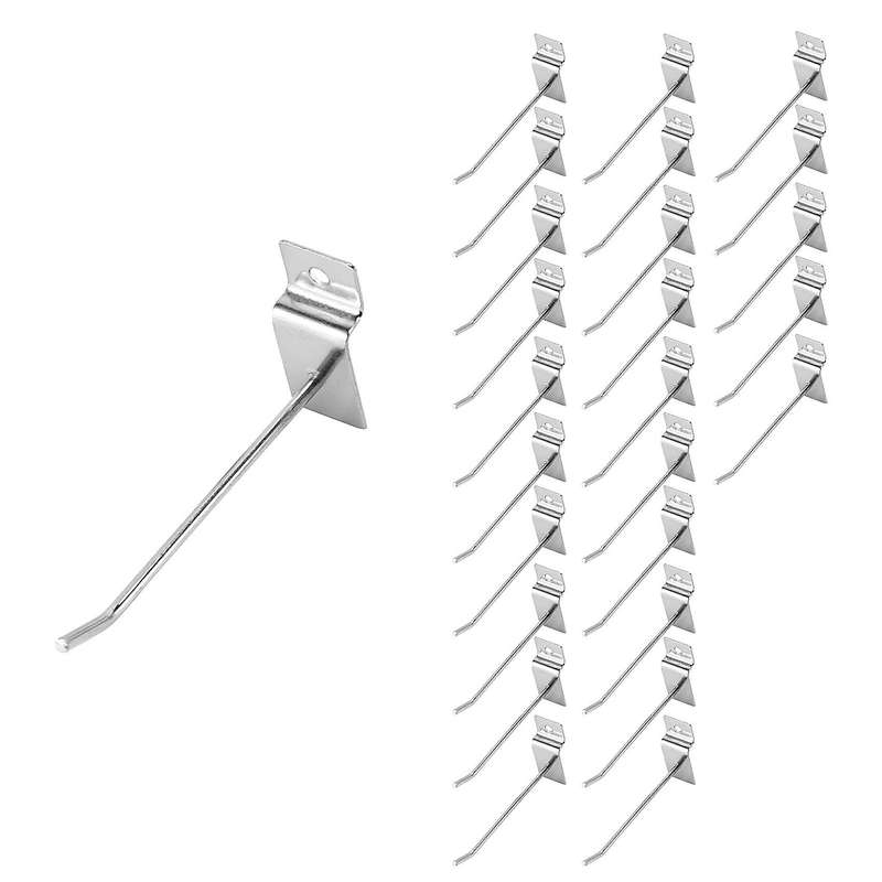 25 X Single Hook Pin Shop Display Fitting Hanger 100mm