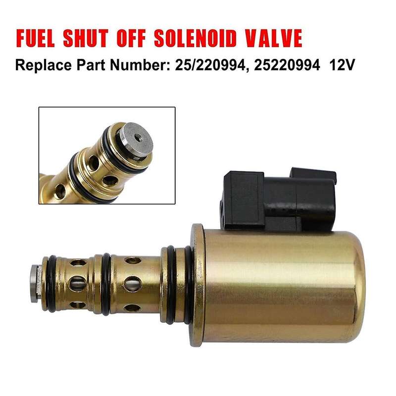 25/220994 25220994 12V Solenoid Valve Assembly for Backhoe Parts 3CX 4CX