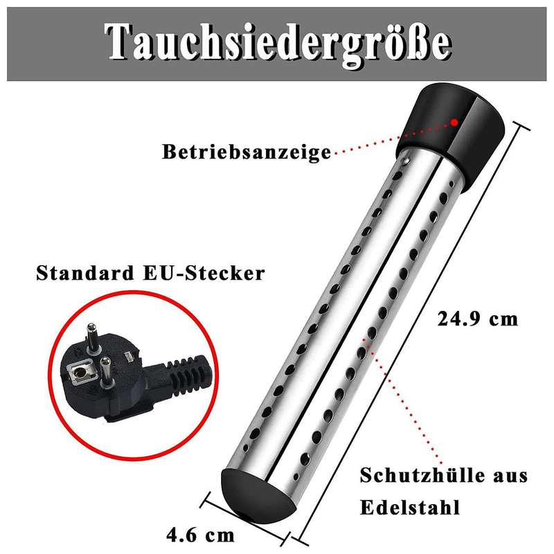 2500W Heater, Pool Heater Automatic Timer, Safe Pool Heating Heater, Perfect Eu Plug