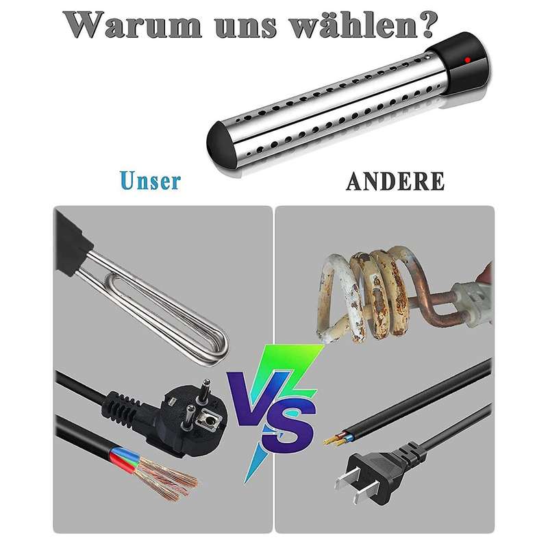 2500W Heater, Pool Heater Automatic Timer, Safe Pool Heating Heater, Perfect Eu Plug