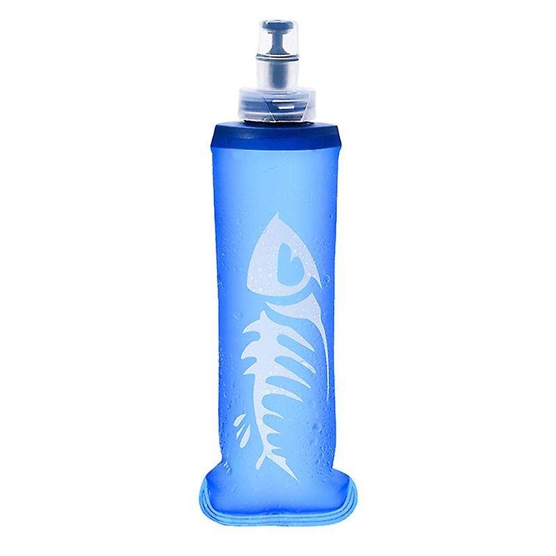 250ML Soft Water Bottle Flask Collapsible TPU Water Bottle for Running Marathon Hiking and Cycling
