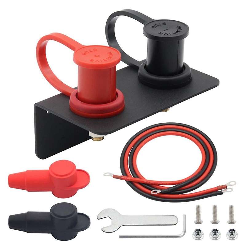 250A 48V Battery Jumper Post Panel External Battery Jumper Blocks for ATV UTV RV Truck Battery Char
