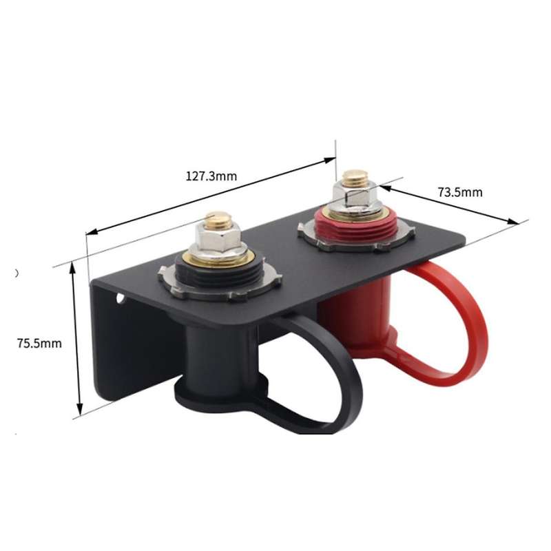 250A 48V Battery Jumper Post Panel External Battery Jumper Blocks for ATV UTV RV Truck Battery Char