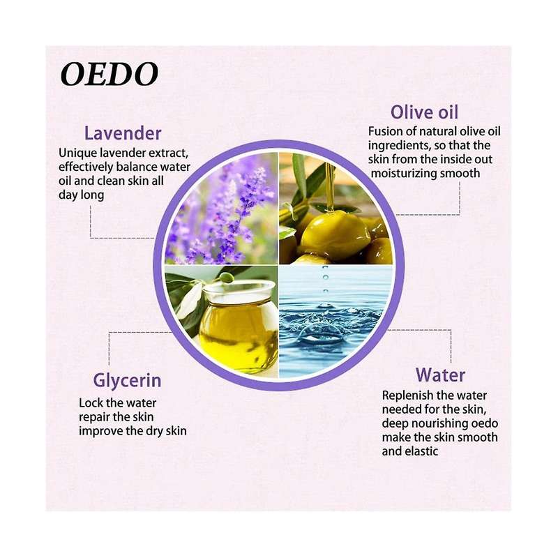 250ml Lavender Keeps Skin Moist, Prevents Dryness, Brightens, Whitens and Resists .