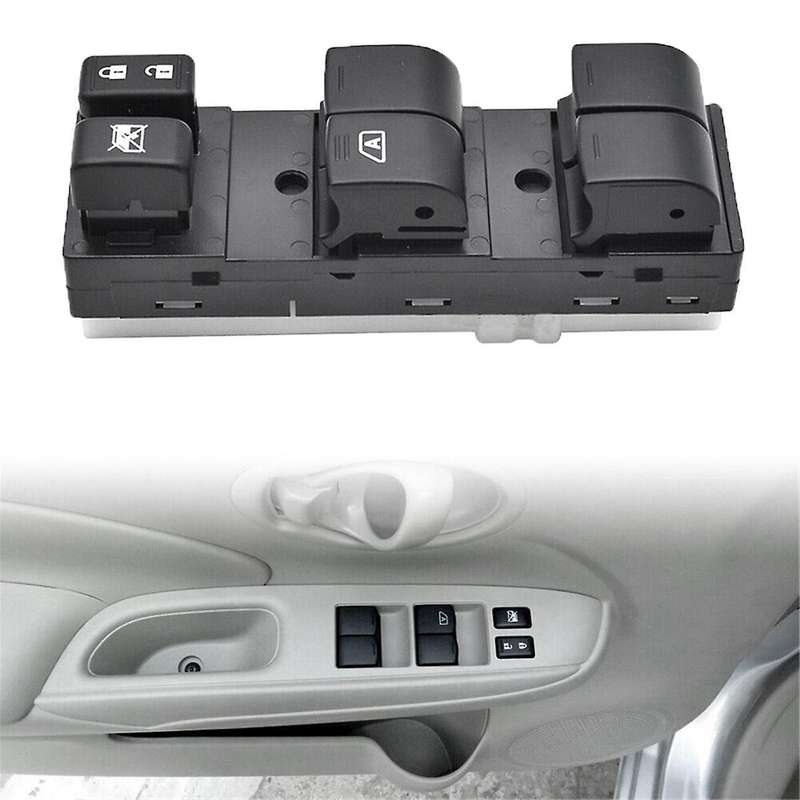 25401-3AW0A Power Window Switch for Sunny N17 2009-2014 Driver Side