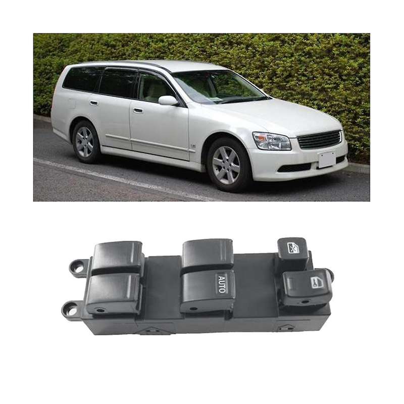25401-AL500 Front Right Power Window Lifter Master Control Switch for Stagea 2002-2007 RHD Car Acces