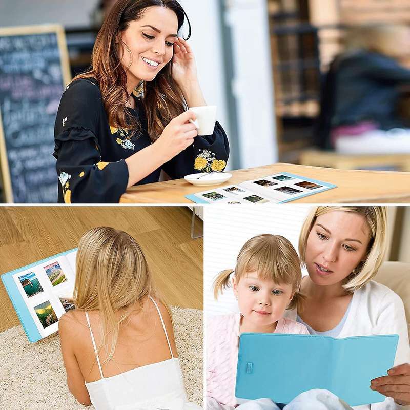 256 Pockets Mini Photo Album for - Fits for Mini 11,Mini 9, Mini 40,SocialMatic Cameras