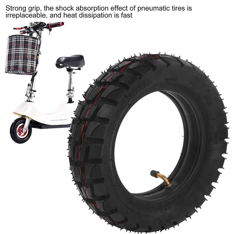 255X80 Tire Inner Tube Outer Tyre for Electric Scooter 10X Dualtron Upgrade 10 Inch Off Road Tire