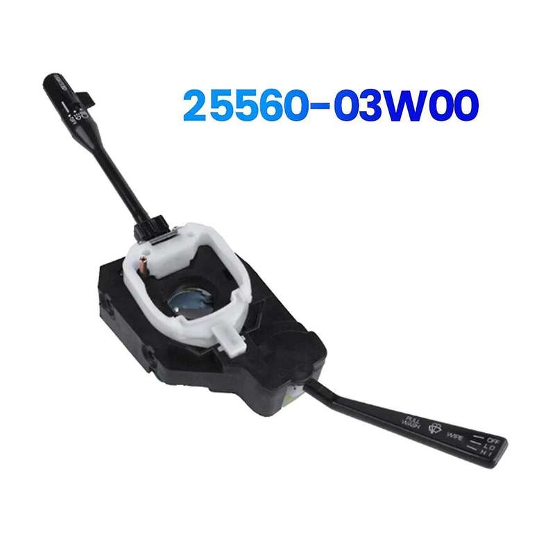 25560-03W00 Car Turn Signal Switch Steering Column Indicator Stalk for 720 1980-1982 Headlight Switc
