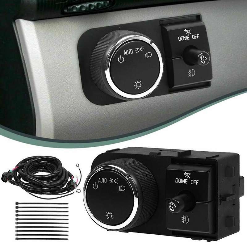 25858705 Car Fog Light Wiring Harness & Switch for 07-14 Chevy Silverado 07-13