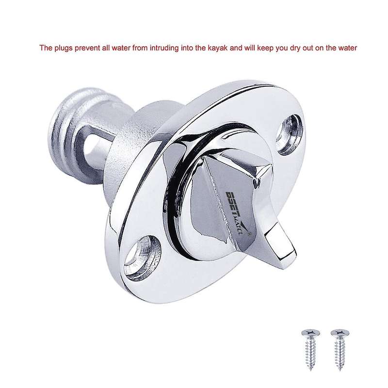 25mm 1Inch Stainless Steel 316 Boat Garboard Transom Hull Drain Plug Socket Bung Hole Drainage Acces