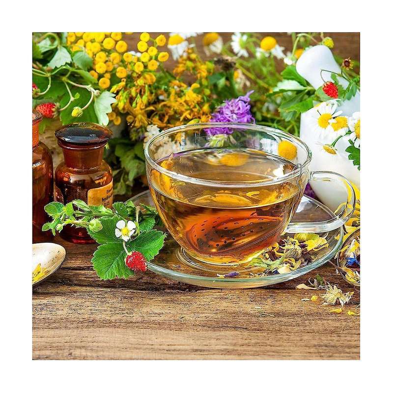 25pcs Tea Strainer Stainless Steel Tea Ball Infuser Loose,extended Chain Hook for Seasonings Cup Pa