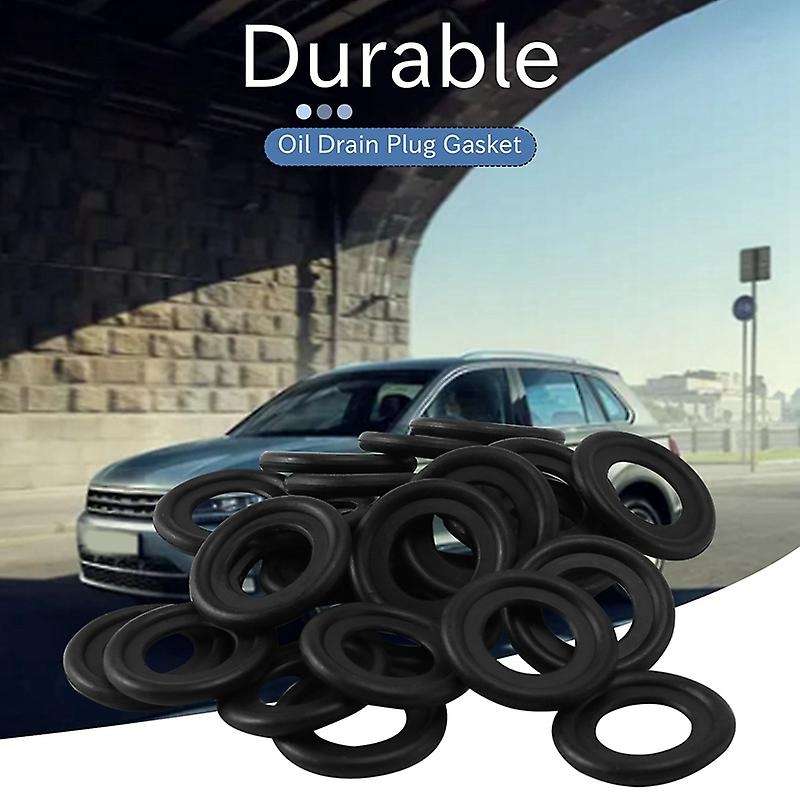 25X M12 Rubber Oil Drain Plug Gasket Washer for 12616850