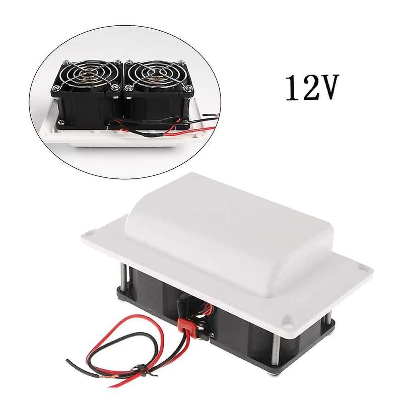 25W Trailer Side Ventilation Exhaust Fan for Trailer Boat Marine Yacht White