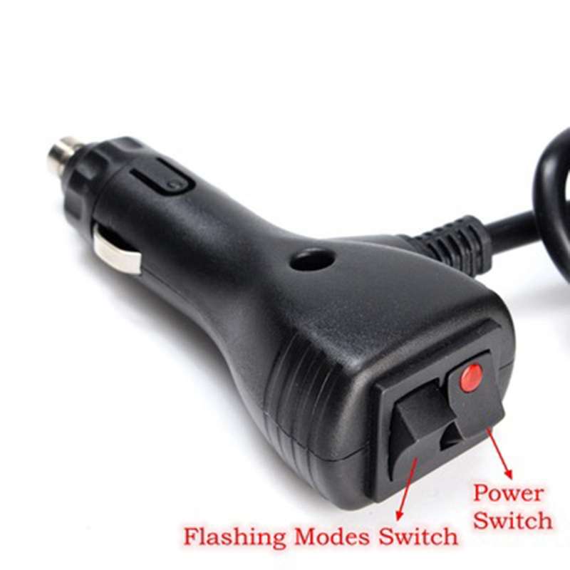 26.6 inch 54 Led Car Amber Double-Sided Flashing Strobe Light Work Light Bar 54 Led Car Warning Ligh