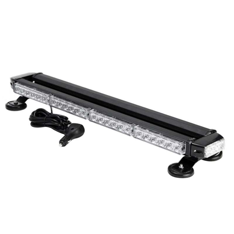 26.6 inch 54 Led Car Amber Double-Sided Flashing Strobe Light Work Light Bar 54 Led Car Warning Ligh