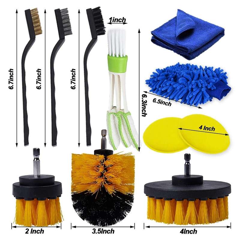 26 Pcs Car Wheel Detailing Brush Set,Car Detail Brush for Automotive Cleaning Wheels Brush Cleaning