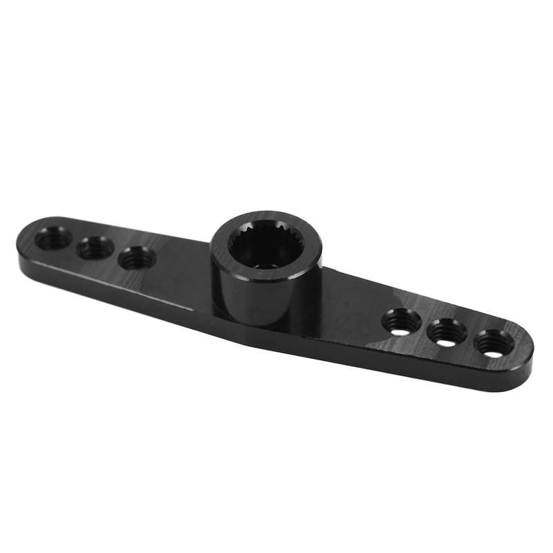 25T Steering Arm Horn Metal Full Throttle Parts Double Steering Arm for Futaba Black
